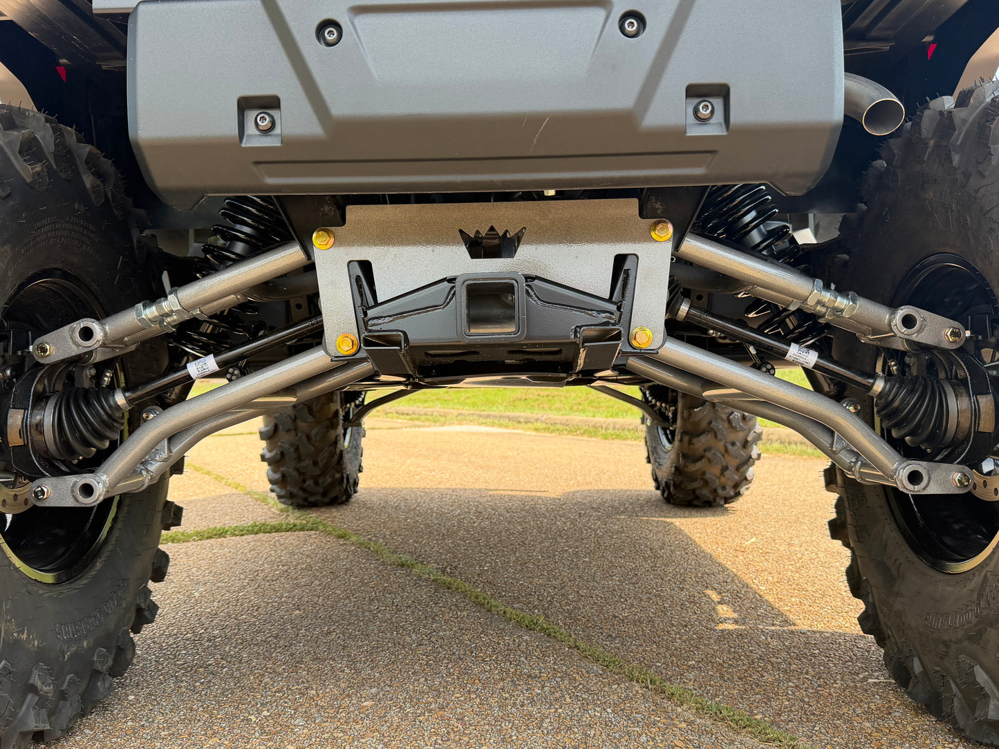 Honda Pioneer 1000 rear frame brace plate