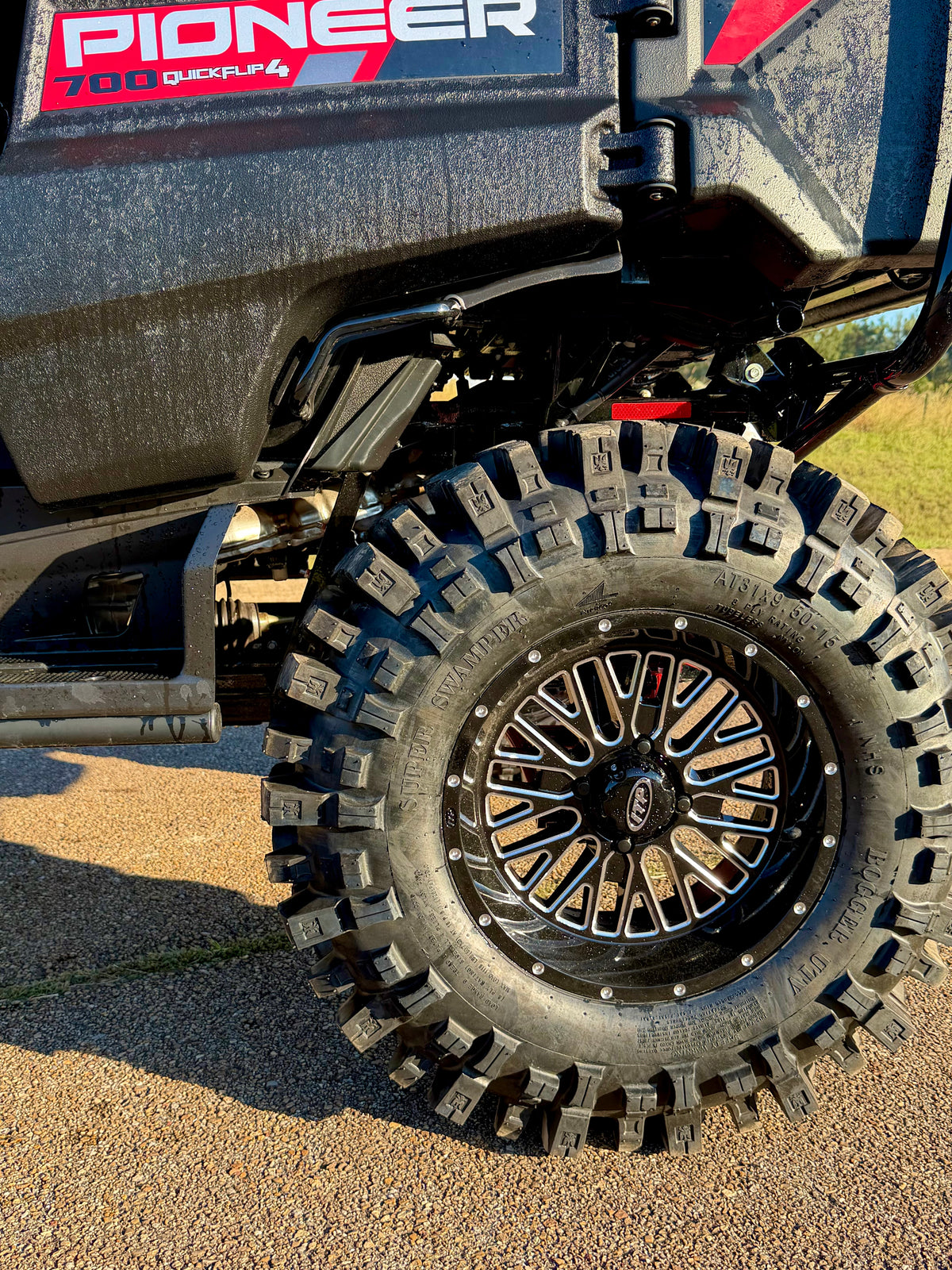 Honda Pioneer 700 rear raked a-arms