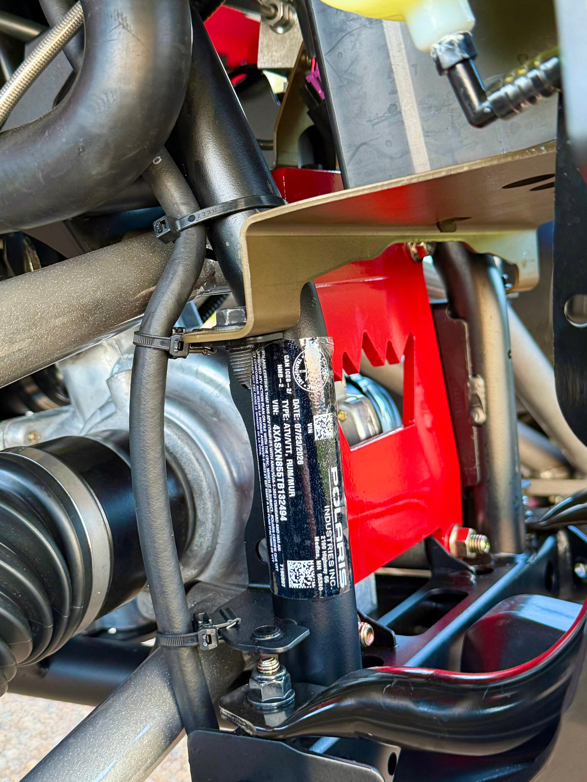POLARIS SPORTSMAN & SCRAMBLER FRAME BRACE